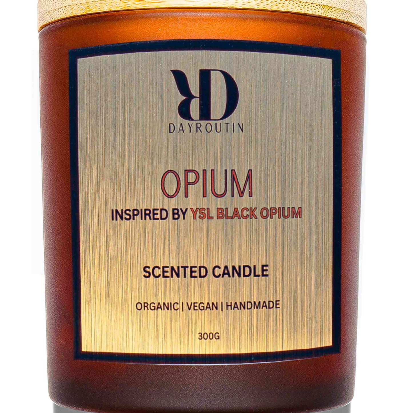 OPIUM – YVES SAINT LAURENT BLACK OPIUM inspired Scented Candle