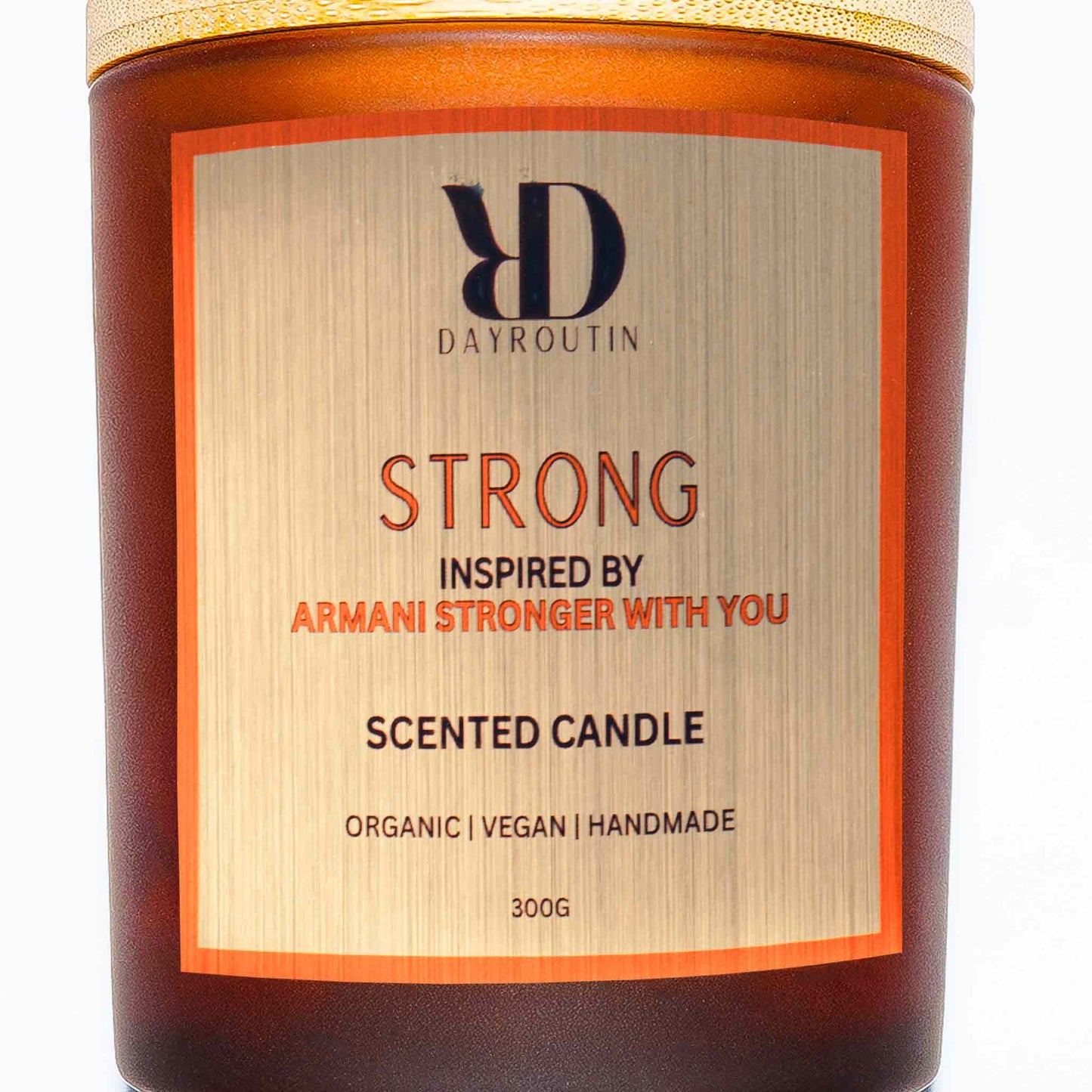 STRONGER – GIORGIO ARMANI STRONGER WITH YOU inspired Scented Candle