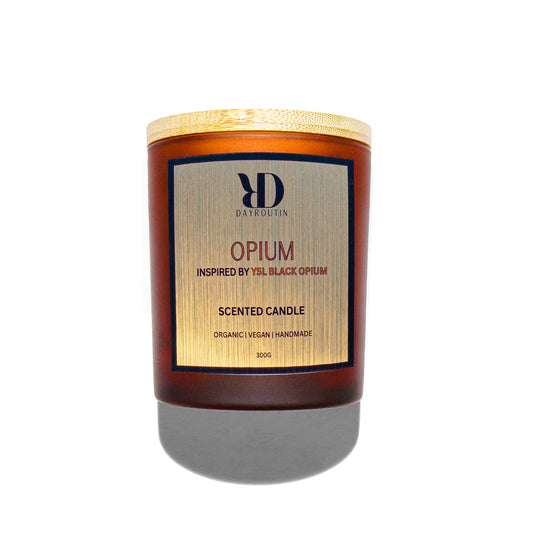 OPIUM – YVES SAINT LAURENT BLACK OPIUM inspired Scented Candle