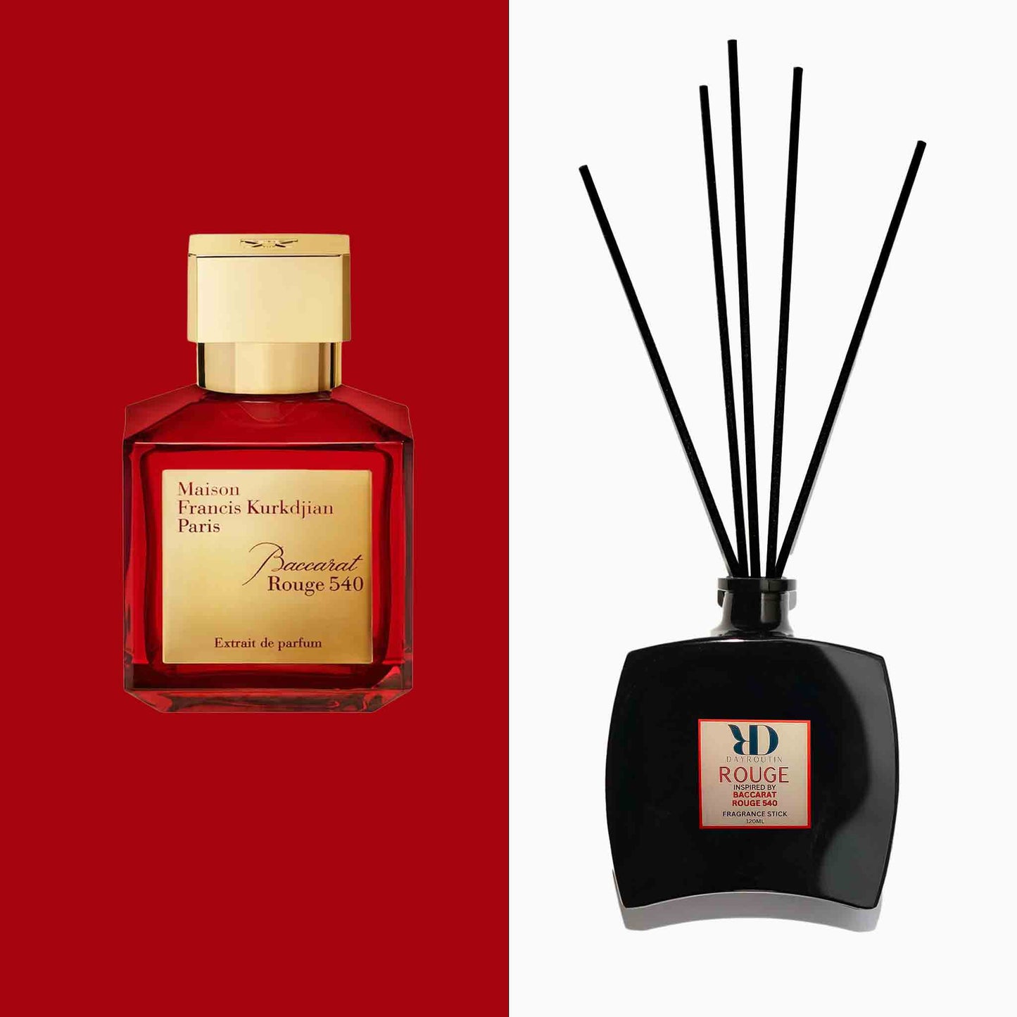 ROUGE - BACCARAT ROUGE 540 inspired Fragrance Reed Diffuser