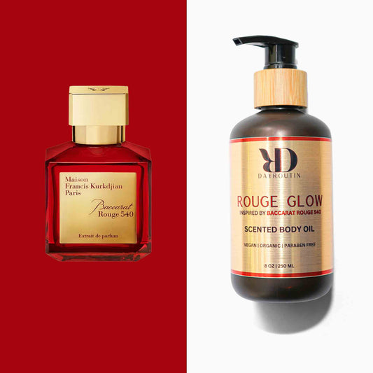 ROUGE GLOW - BACCARAT ROUGE 540 inspired Body Oil